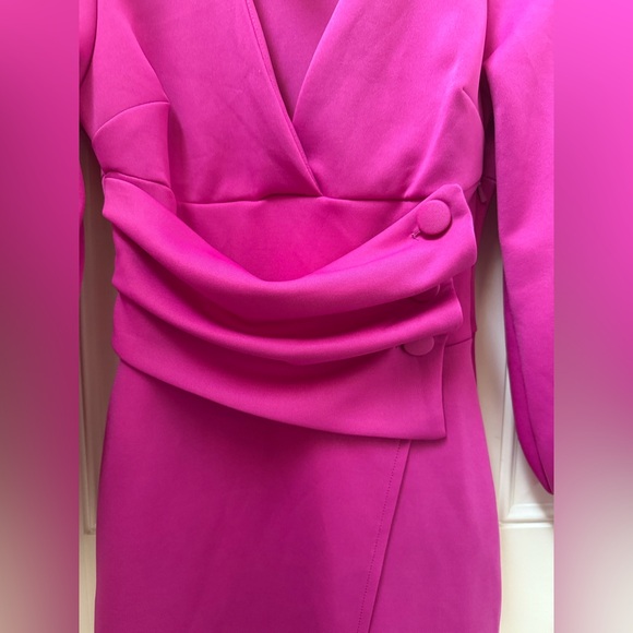 ASOS Petite Fuchsia Mini Dress - Picture 3 of 9